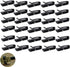 ArrErr 30 Pack Webbing Ending Clip Plastic 1 Inch Excess Length Straps End