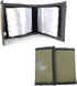 High Grade 10 Clear Pocket Leader Wallet, Size 4X4 inch Fly Fishing Tippet Storage Case (Light Grey)