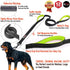Dog Leash 6ft Long,Traffic Padded Two Handle,Heavy Duty,Reflective Double Handles Lead for Control Safety Training,Leashes for Large Dogs or Medium Dogs,Dual Handles Leads(Black)