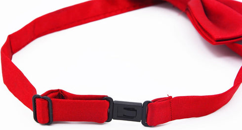 Amajiji Dark Red Formal Dog Bow Ties for Medium & Large Dogs (D114 100% Polyester)