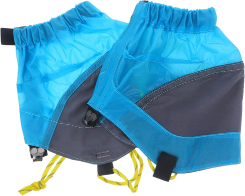 NOLITOY Low Lightweight Trail Running Gaiters - Waterproof Ankle Gaiters for Shoes Boots, Hiking, Walking, Blue