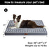 WESTERN HOME WH Large Dog Bed, Waterproof Orthopedic Mattress with Removable Washable Cover, Non-Slip Bottom