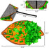 AWOOF Snuffle Mat for Dogs - Interactive Nosework Feeding Mat, Pet Puzzle Toy for Training and Stress Relief