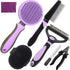 Dog Brush for Shedding, 7 PCS Grooming Brush Kit with Slicker, Rake, Bath Brush & Nail Clipper for Dogs