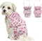 ASENKU 2 Pack Dog Diapers Female Dogs, Dog Suspenders Reusable Doggie Diapers