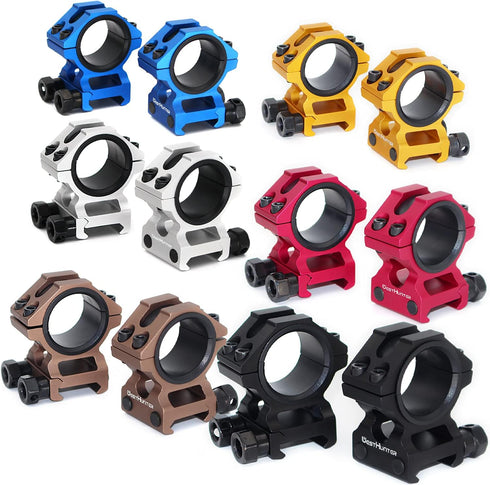 WestHunter Industrial Grade Precision Rifle Scope Rings, 1 Inch 30 mm Tactical Picatinny Scope Mount