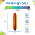 SodaPup Hot Dog – Durable Dog Chew Toy Made in USA from Non-Toxic Nylon for Mental Stimulation and Clean Teeth
