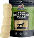 Redbarn Pet Products All-Natural Large Beef Cheek Rolls for Dogs, Uncoated -