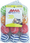 AMA SPORT Dog Squeaky Tennis Balls for New Puppy, Small Dog, Cat, 12 Balls Pack (2.0 Inch)
