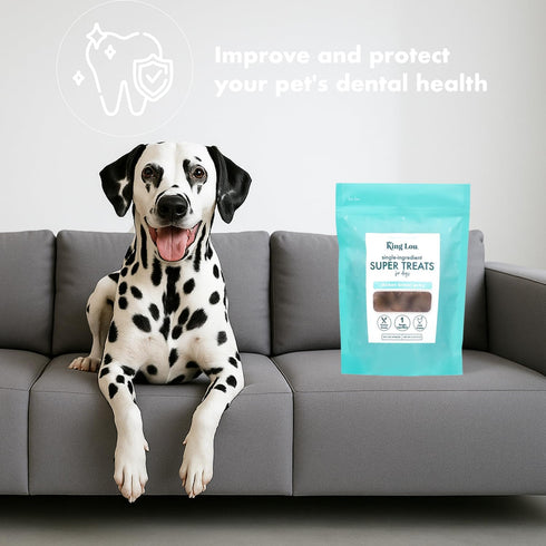 1 lb King Lou Pets - Chicken Breast Jerky for Dogs - USA-Made Dehydrated Chicken Dog Treats - Fresh Breast Prior