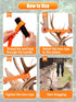 PAMASE 1700lbs Loadbearing Deer Drag Rope, Hunting Gear Strap for Men and Women, Sturdy Rope with Soft Handle