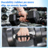 Elegaperma 4pcs Weight Grip, Workout Grips, Rubber Gym Grip, Anti-Slip Weightlifting Grips for Women & Men Gym Training