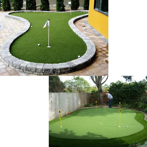 WarmShe 1FT 16FT, Golf Putting Green - Artificial Grass Turf X Indoor/Outdoor Training Mat for Baseball, Football, Gym