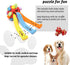 Interactive Snuffle Toys for Dogs - Sniffle Treat Game Ball, Encouraging Natural Foraging Skills (Red, Triangle)