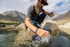 LifeStraw Peak Series Collapsible Squeeze Bottle Water Filter System, 1L for Trail Running