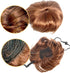 Pet Costume Dog Wig with Collar & Tie Apparel for Halloween, Christmas, Parties (Dark Brown)