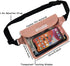 Waterproof Waist Pouch Dry Belt Bag Fanny Pack, Keep Your Key Fob Wallet Kindle Phone Dry for Swim Surf Snorkel (Pink)