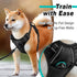BARKBAY No Pull Dog Harness for Medium Dogs - Adjustable, Reflective, Comfortable, Heavy-Duty, No Choke - M & Black