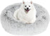 JOLLYVOGUE X-Large Calming Donut Dog Bed, Cozy Soft Cuddler Bed, Anti-Anxiety Washable Round Bed for X-Large Dogs (30")