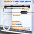Smart App-Controlled LED Aquarium Light - 11.2'' Fish Tank Light with 16 Million Colors, 12 Dynamic Effects, Nano Air