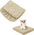 Waterproof Dog Bed Covers Only, Quilted Replacement Washable Pet Bed Cover 36Lx27Wx6H Inches Beige