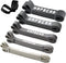 HAPBEAR Pull Up Assistance Bands, Set of 5 Resistance Bands for Powerlifting, Heavy Duty Exercise with Door Anchor