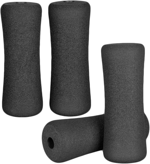 Foam Foot Pads Rollers | Set of a Pair for Home Gym Exercise Machines with 1 Inch Rod