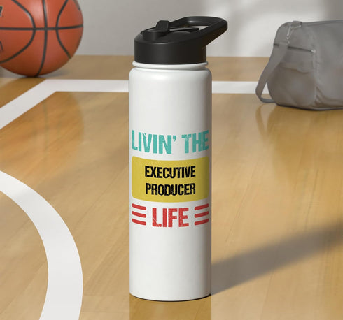 Executive Producer Shirts & Gifts Executive Producer Stainless Steel Insulated Water Bottle