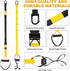 Resistance Training Kit, 2 Adjustable Bodyweight Resistance Bands with Handles, 1 Door Anchor, 5 Resistance Loop Bands