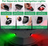 LED,2-in-1 12V IP67 Boat Navigation Light Split & Integrated Marine Nav lights, Red & Green Night Fishing Deck Lights