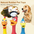 3 7.9 inch Dog Squeaky Toys Pcs Rubber Chicken Dog Toy, Squeaking Fun Chew Toy for Dogs Indoor and Outdoor Interactive