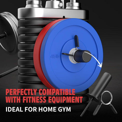 Weight Stack Pin - Gym Pin with Spring Clip Collar, Weight Pins for Weight Stack Machine, Strength Training Equipment