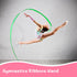 12pcs YGEOMER Ribbon Wands, Rainbow Gymnastics Ribbons for Kids, Twirling Dance Sticks for Artistic Dancing, Talent
