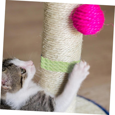Cat Scratch Pad, Natural Jute Rope for DIY Cat Tree, Replacement Rope for Scratching Post