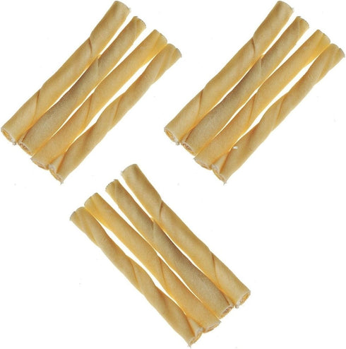 (3 Pack) Tasman's Bison Twisters, Medium, 4 Twists each