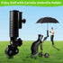 Heavy Duty Golf Push Cart Umbrella Holder, Upgraded Aluminium Alloy Base Ultra Windproof, Universal Umbrella Stand