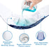 (Pack 3) Wegreeco Jeans Washable Dog Diaper Male of - Washable Male Dog Belly Wrap (Small)
