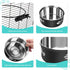 Stainless Steel Dog Crate Water Bowl, No Spill, 2 Pack Hanging Bowls for Medium Large Dogs, Metal Pet Feeder Dish