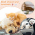 4 Pcs Paw Print Fleece Pet Blanket for Small Medium Dogs Cats, Warm Soft Sleep Mat Guinea Pig Cage Liners Blanket (Dark