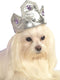 Rubies Silver Tiara with Purple Stones, Pet Costume Accessory, Medium/Large
