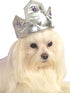 Rubies Silver Tiara with Purple Stones, Pet Costume Accessory, Medium/Large