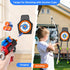 VATOS 2 Pack Bow and Arrow Toy - Light Up Archery Toy with Cup Suction Target & Dart Board for Indoor Outdoor Activity