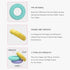 Hand Strengthener Grip Ring Exercisers, Squeezer Gripper for Muscle Strengthening Training Tool