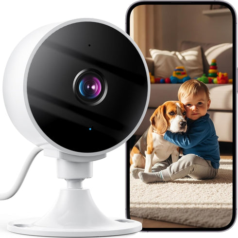 Elelink 2K Wireless Cameras for Home Security Camera, Pet Camera Indoor with Phone