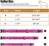 Tactical Dog Collar with Heavy Duty Metal Buckle and Handle for Dog Training, Pink, M