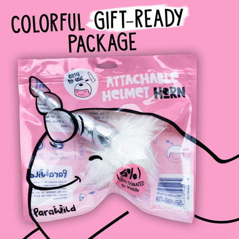 Unicorn/Narwhal Helmet Accessories with Sticky Hook & Loop Adhesive, Helmet Horn/Cover for Kids and Adults