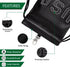Golf Valuables Pouch, Leather Golf Tee Bag with Drawstrings, Golf Ball Bag for Men and Women