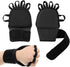 Trivolein Workout Gloves for Men & Women, Wrist Wraps for Weightlifting Fingerless Gym Gloves with Wrist Support