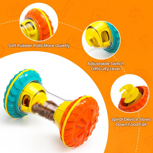 Dog Puzzle Toy for Dogs, Interactive Enrichment Treat Dispensing Toys to Keep Them Busy