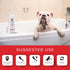8 oz Warren London Paw Scrub Deep Cleaning Paw & Nail Cleanser with Aloe Vera Removes Dirt & Grime Includes Scrub Brush
